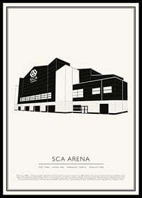 SCA Arena Vintage Skiss poster-0