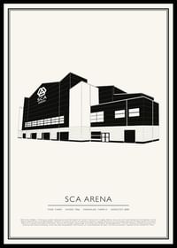 SCA Arena Vintage Skiss poster-0