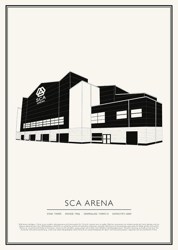 SCA Arena Vintage Skiss poster-12