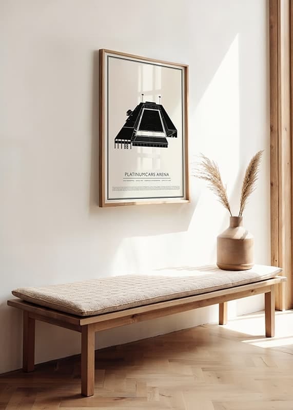 Poster Platinumcars Arena Vintage Skiss 01 SE crossfade