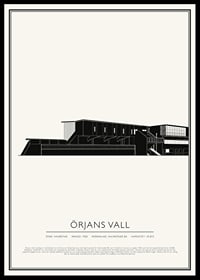 Örjans Vall Vintage Skiss poster-0
