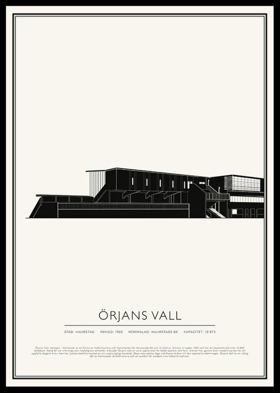 Örjans Vall Vintage Skiss poster-12