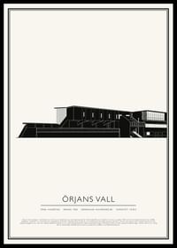 Örjans Vall Vintage Skiss poster-0