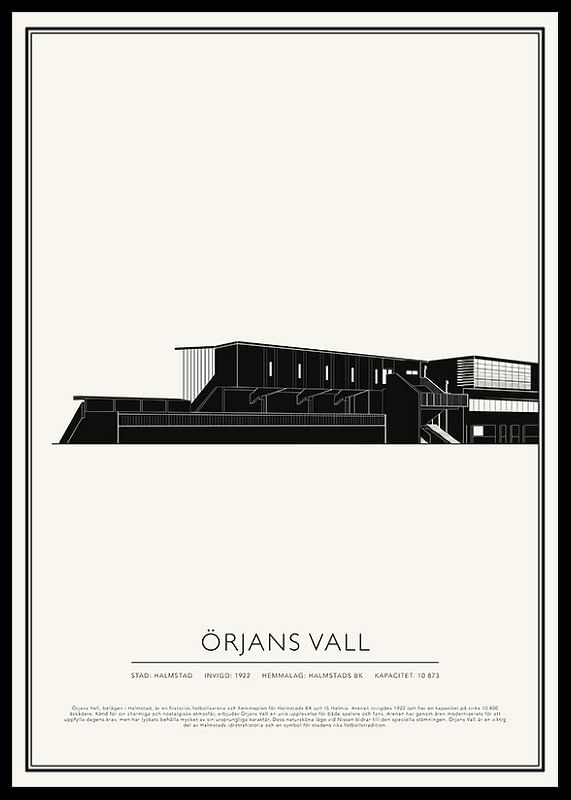Örjans Vall Vintage Skiss poster-12