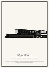 Örjans Vall Vintage Skiss poster-1
