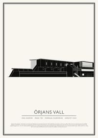 Örjans Vall Vintage Skiss poster-1