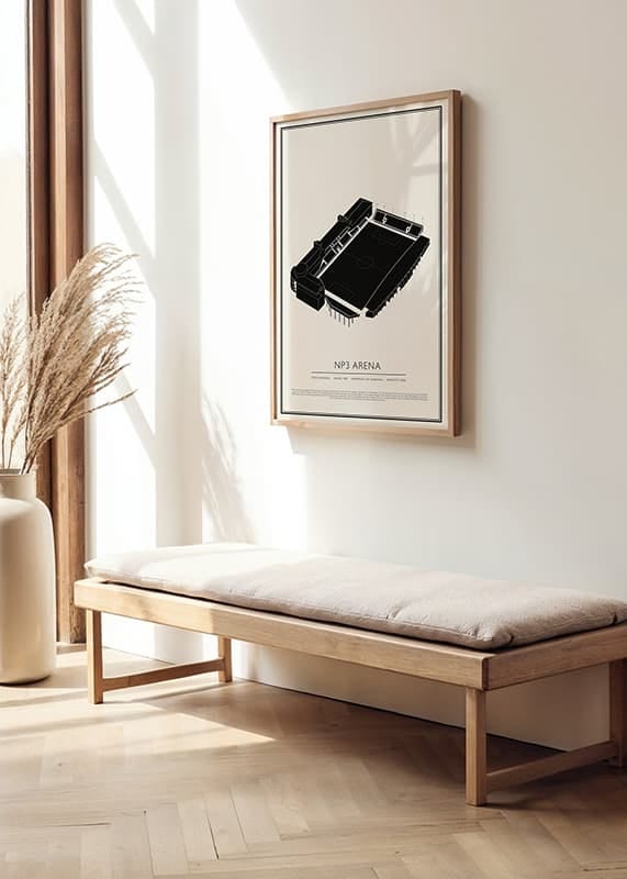 Poster NP3 Arena Vintage Skiss 01 SE crossfade