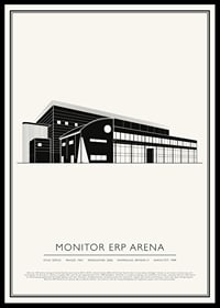 Monitor ERP Arena Vintage Skiss poster-0