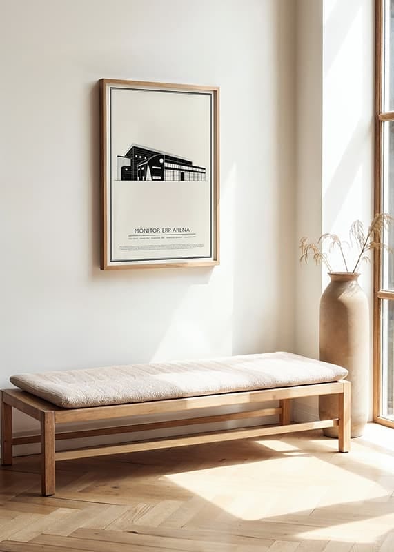 Poster Monitor ERP Arena Vintage Skiss 01 SE crossfade