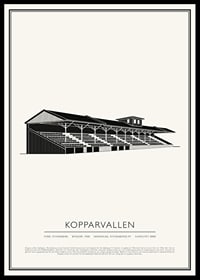Kopparvallen Vintage Skiss poster-0