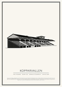 Kopparvallen Vintage Skiss poster-1