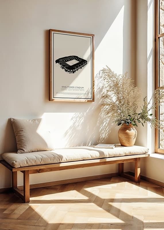 Poster King Power Stadium Vintage Sketch 01 EN crossfade