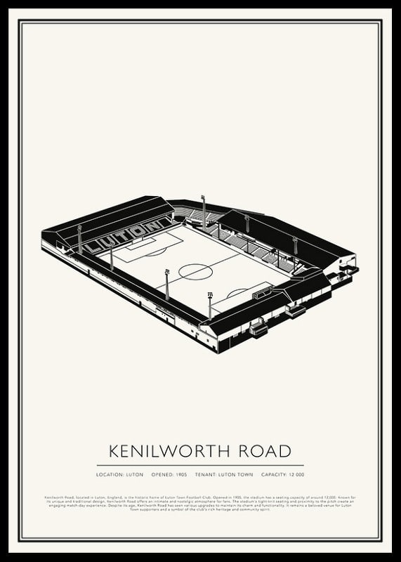 Kenilworth Road Vintage Sketch poster-12