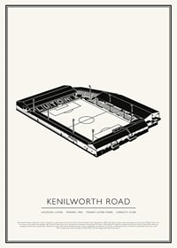 Kenilworth Road Vintage Sketch poster-1