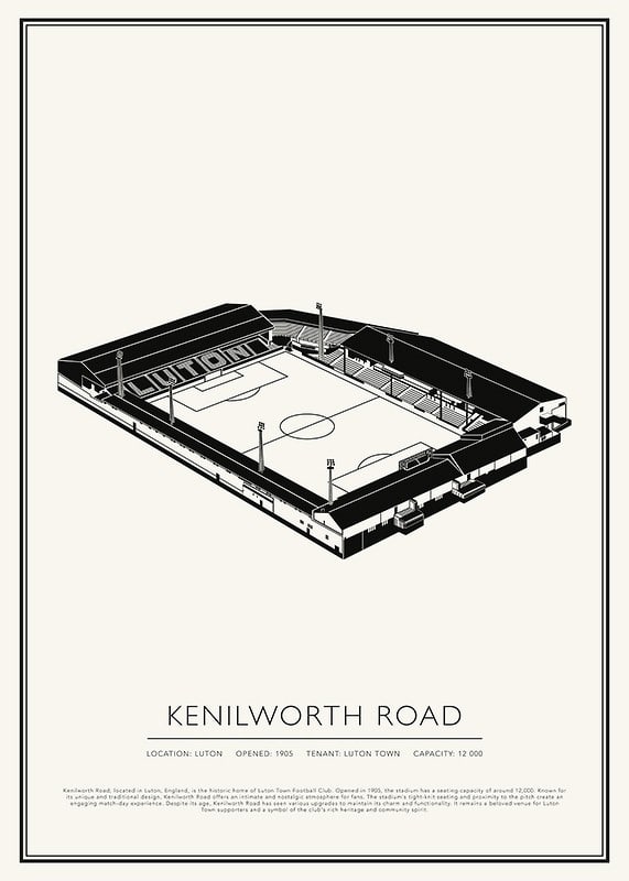 Kenilworth Road Vintage Sketch poster-12