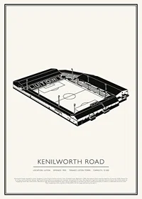 Kenilworth Road Vintage Sketch affisch-1