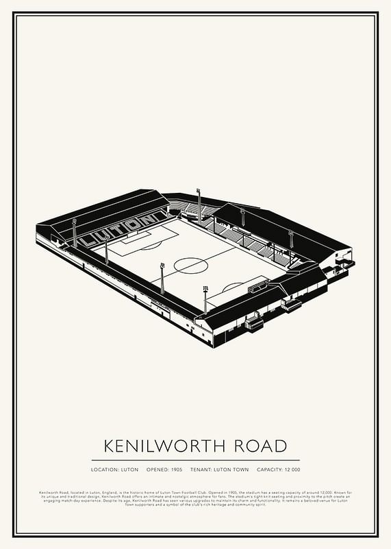 Poster Kenilworth Road Vintage Sketch 01 EN