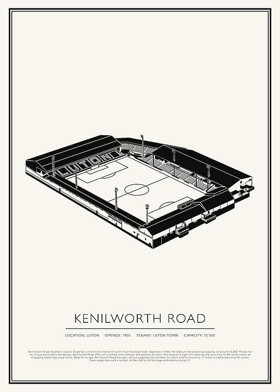 Plagát Kenilworth Road Vintage Sketch-12