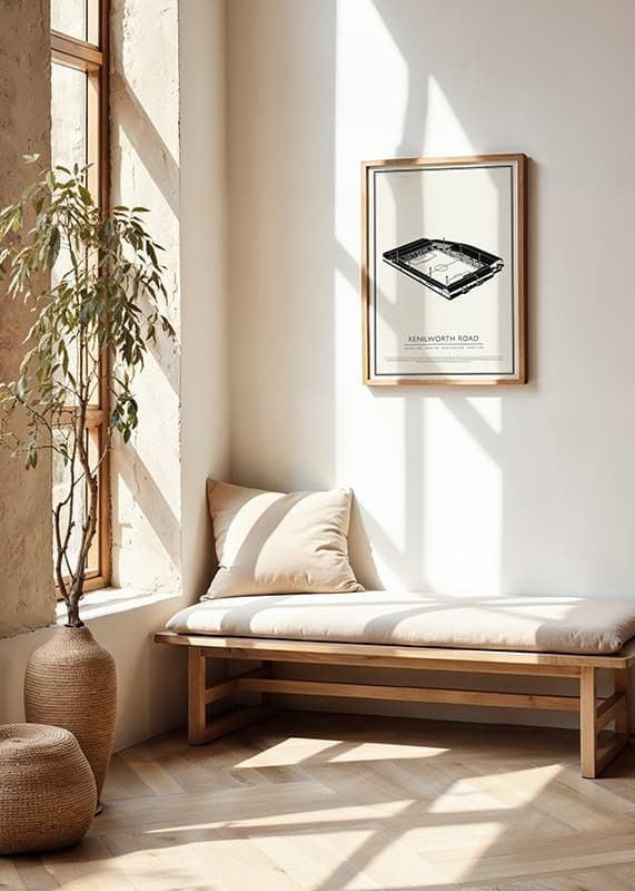 Poster Kenilworth Road Vintage Sketch 01 EN crossfade