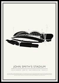 John Smith's Stadium Vintage Sketch poster-0