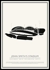 John Smiths Stadium Vintage Sketch affisch-0