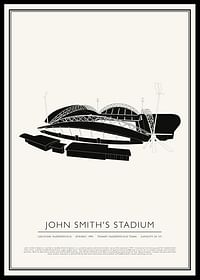 John Smiths Stadium Vintage Sketch-plakat-0