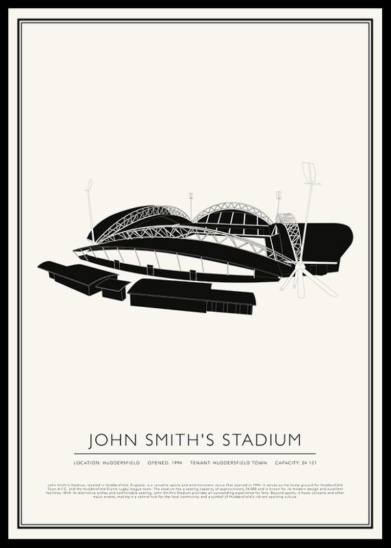 John Smiths Stadium Vintage Sketch-plakat-12