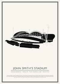 John Smiths Stadium Vintage Sketch-plakat-1