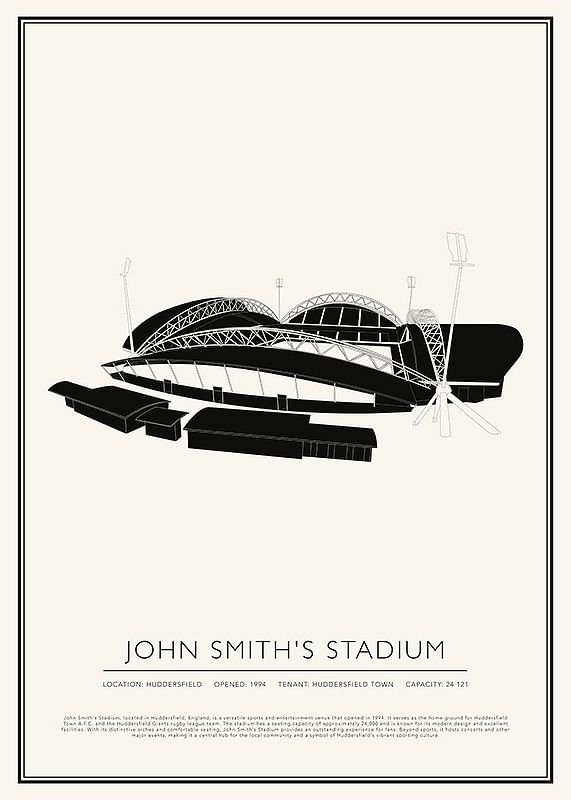 Poster John Smith's Stadium Vintage Sketch 01 EN