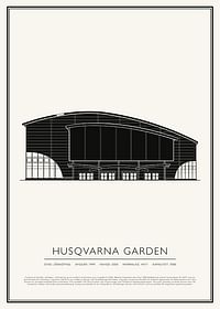 Husqvarna Garden Vintage Skiss poster-1