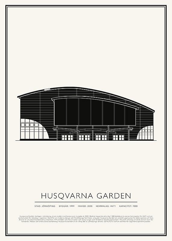 Poster Husqvarna Garden Vintage Skiss 01 SE