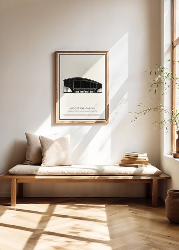 Poster Husqvarna Garden Vintage Skiss 01 SE crossfade