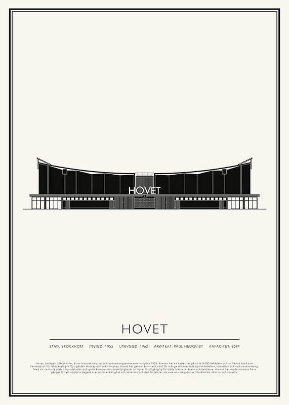 Hovet Vintage Skiss poster-12