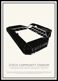 Gtech Community Stadium Vintage Sketch affisch-0