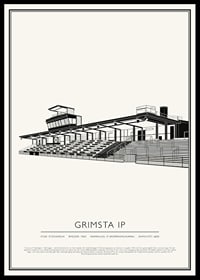 Grimsta IP Vintage Skiss poster-0
