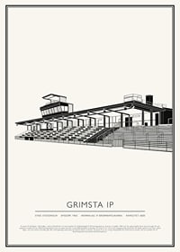 Grimsta IP Vintage Skiss poster-1