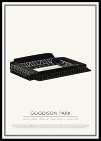 Goodison Park Vintage Sketch poster-0