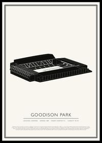 Goodison Park Vintage Sketch poster-0