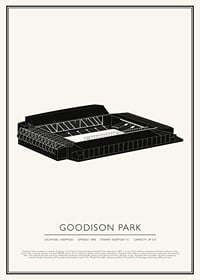 Goodison Park Vintage Sketch poster-1