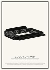 Goodison Park Vintage Sketch poster-1