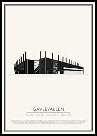 Gavlevallen Vintage Skiss poster-0