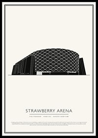 Strawberry Arena Vintage Skiss poster-0