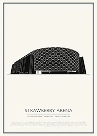 Strawberry Arena Vintage Sketch poster-1