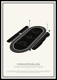 Finnvedsvallen Vintage Skiss poster-0