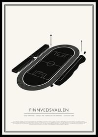 Finnvedsvallen Vintage Skiss poster-0