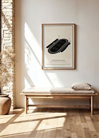 Finnvedsvallen Vintage Skiss poster-2