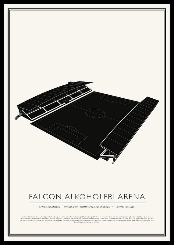 Falcon Alkoholfri Arena Vintage Skiss poster-12