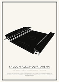 Falcon Alkoholfri Arena Vintage Skiss poster-1
