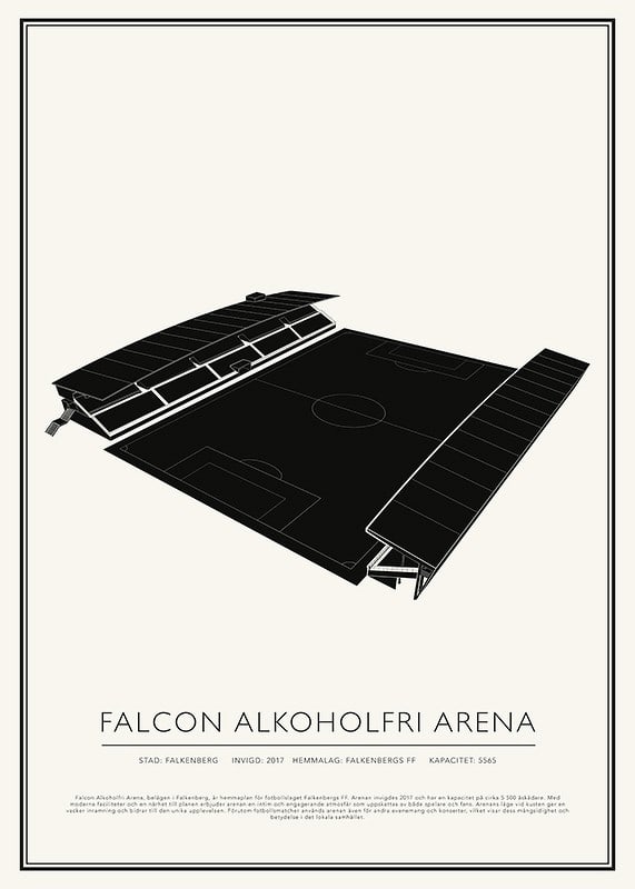 Falcon Alkoholfri Arena Vintage Skiss poster-12