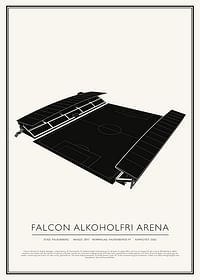 Falcon Alkoholfri Arena Vintage Skiss poster-1